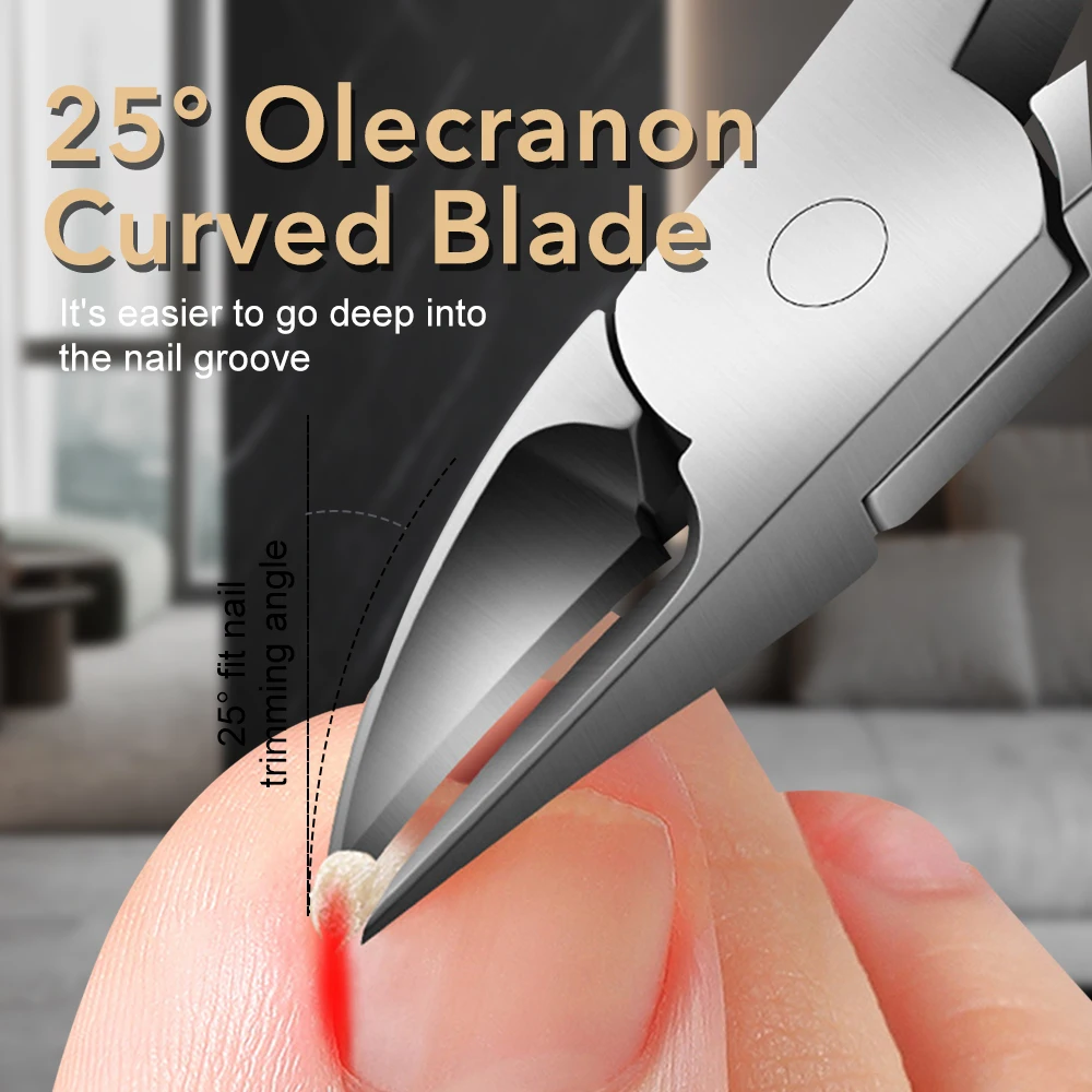1Pcs Ingrown Nail Clippers Accessories And Manicure Tools Thick Toenails Nipper Edge Cutter Trimmer Cuticle Scissors Pedicure nail clipper set,nail clipper,nail scissors set,nail clippers,manicure sets,manicure nail clipper set,nail clippers kit