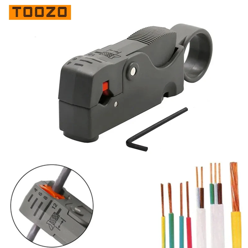 

TOOZO Decrustation Pliers cable wire Stripping Pliers wire Stripper Wire Cable Crimping Pliers Crimping Tool Cable Stripping