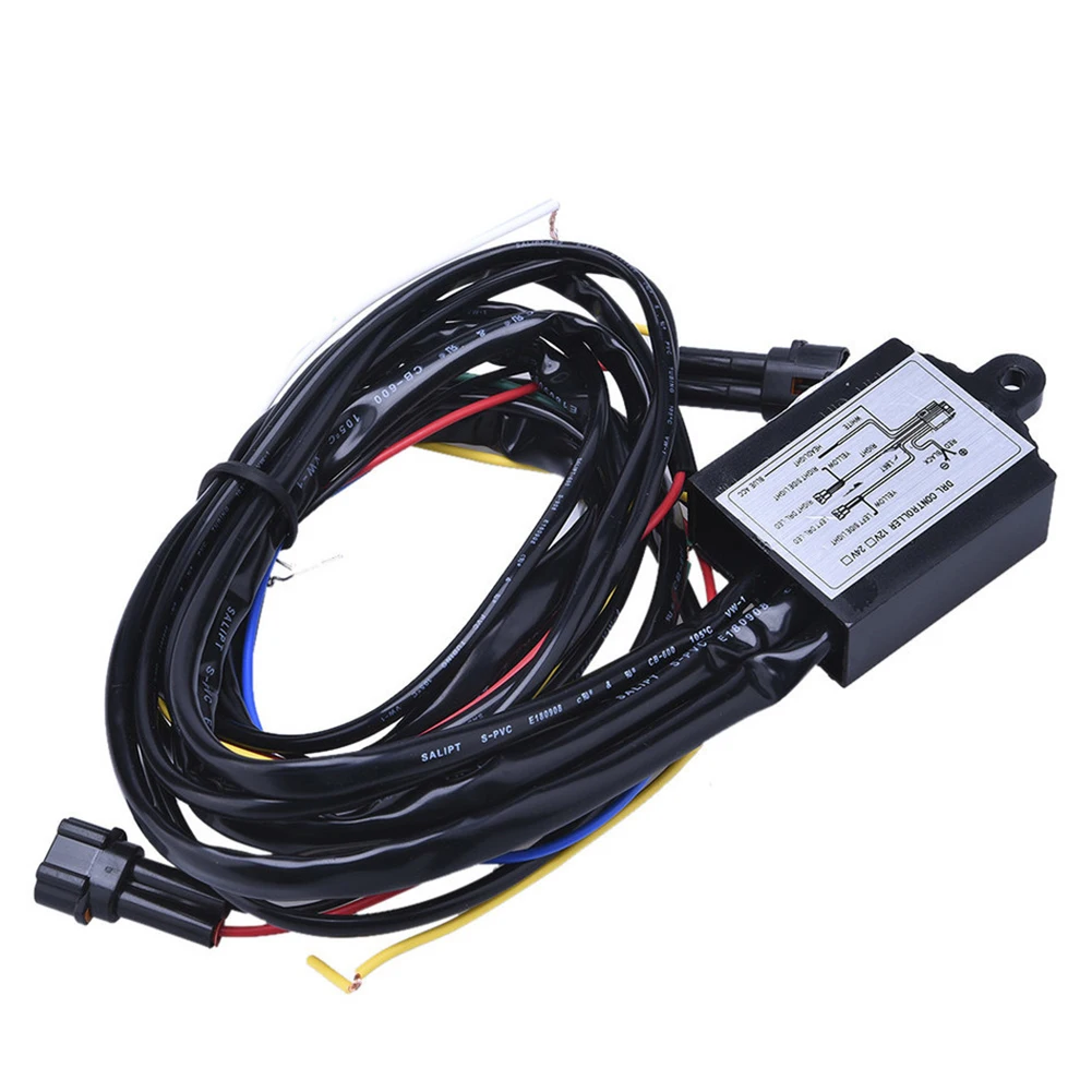 

Automotive Dimming Relay Car DRL Daytime Running Light Control On-Off Dimmer Dimming Relay Control Switch Harness 12V