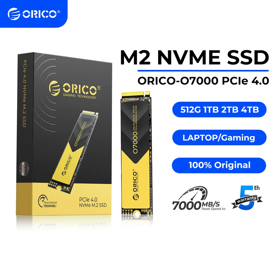 Orico-内蔵ソリッドステートドライブ、pcie4.0、m.2 nvme ssd、7000