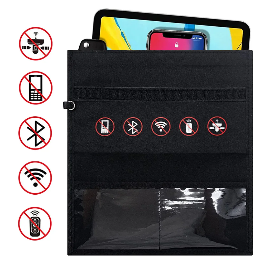 

Signal Blocking Bag Mobile Phone Anti-radiation Signal Shielding Bag Faraday Cage Pouch Car Key Radiation Protection Storage Bag