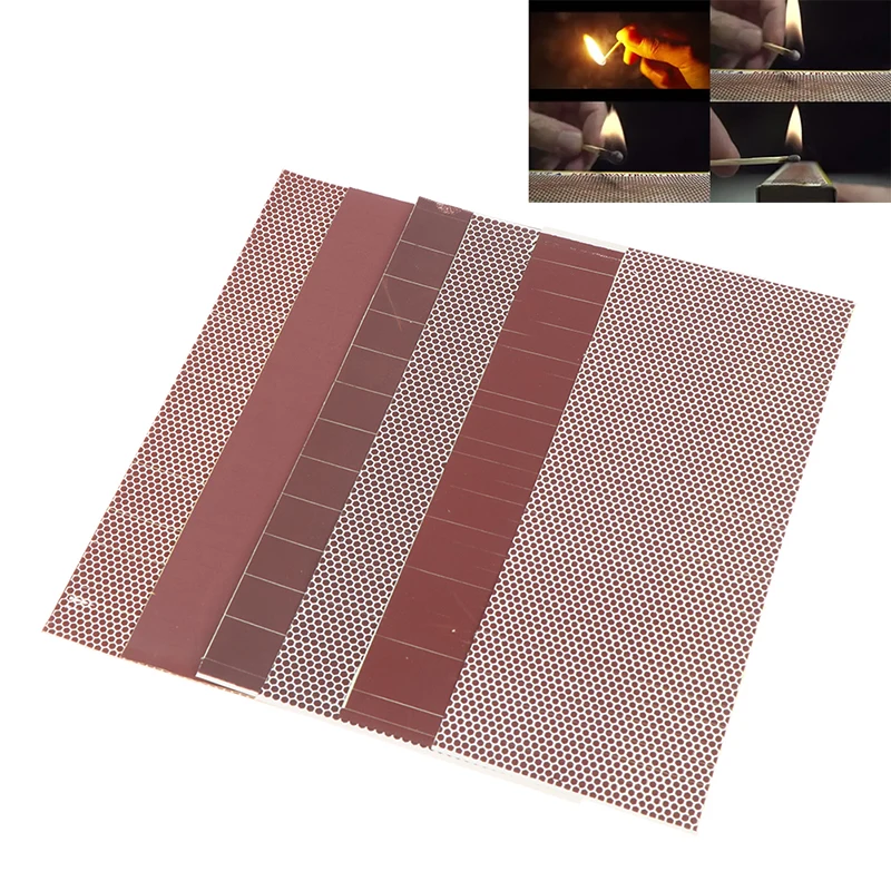 Matchstick Striker 1Pcs Adhesive Matches Skin Flame Paper Phosphorus Sheet Match Striker Paper DIY Candle Accessories