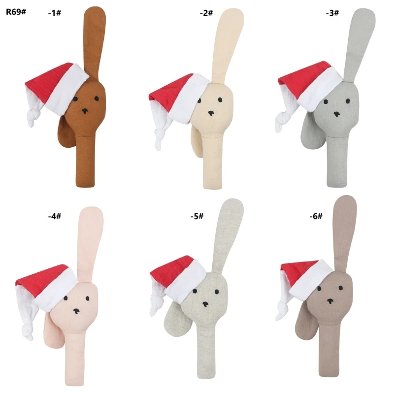 

Baby Hand Bells Rattles Long Ear Bunny Plush Shaking Toy Baby Rattle Toy Newborn Gift Hand Bell Early Educational Toy