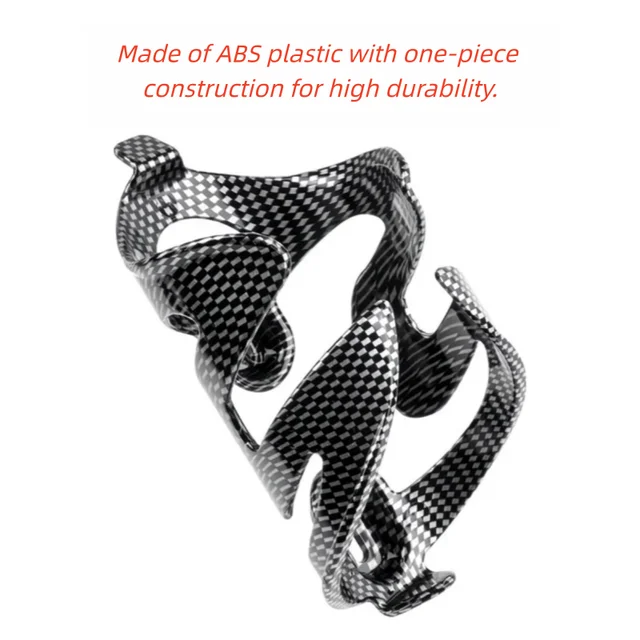 Carbon Fiber Texture Bike Bottle Cage | High-Strength PC Plastic Water Bottle Holder for MTB & Road Bikes 4