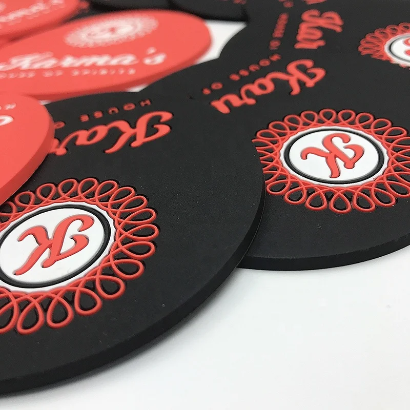 Soft Rubber Coaster Sets, Drinking Cup, Wine Cup, , IP Promotion Gifts, debossed and Embossed, Lower MOQ