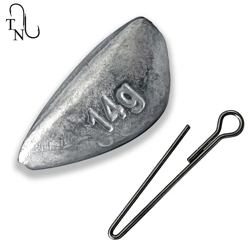 TN76 Lead Insert Sinker Obstacle Crossing Fishing Weight Sinkers Pendant  Carp Fishing Accessories Prevention Hanging Bottom Root