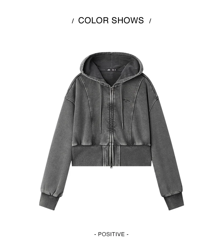 Jacket Women Plum Blossom Short Jacket stylish embroidery New Autumn Loose-Fit Hooded Jacket