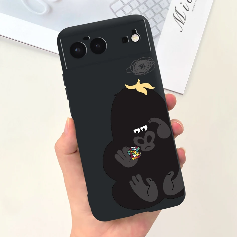 Astronaut-Themed Shockproof Silicone Case - Cute and Durable Cover