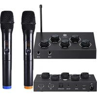 Smart TV Karaoke Wireless Microphone Mixer Machine Handheld Mic PC Speaker Amplifier Projector Church Weeding Home Karaoke Mixer 2