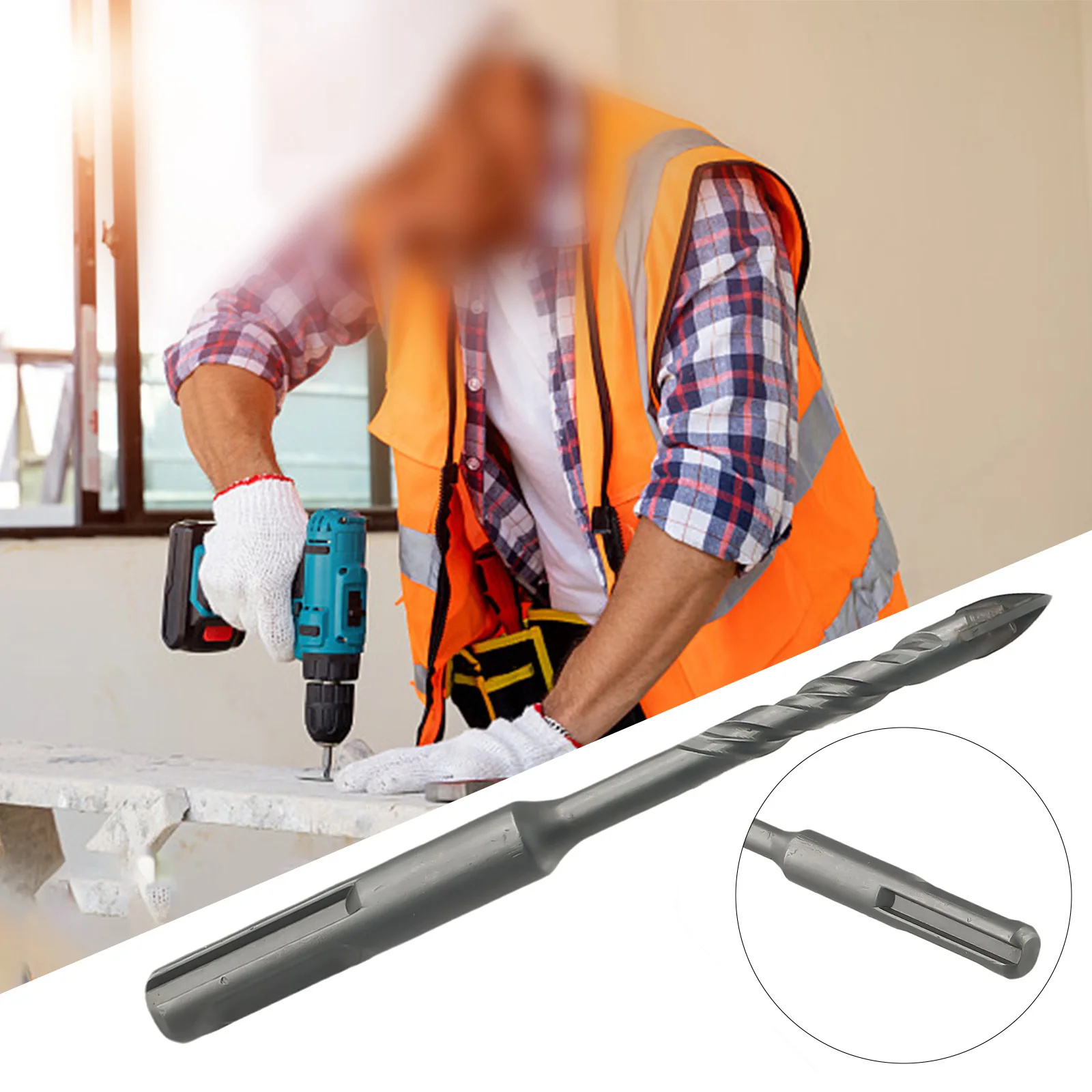 

Tile Porcelain Drill Bit Long Service Life Alloy Steel Drill Bit Drill Drilling Silver Tile Porcelain Drill Bit