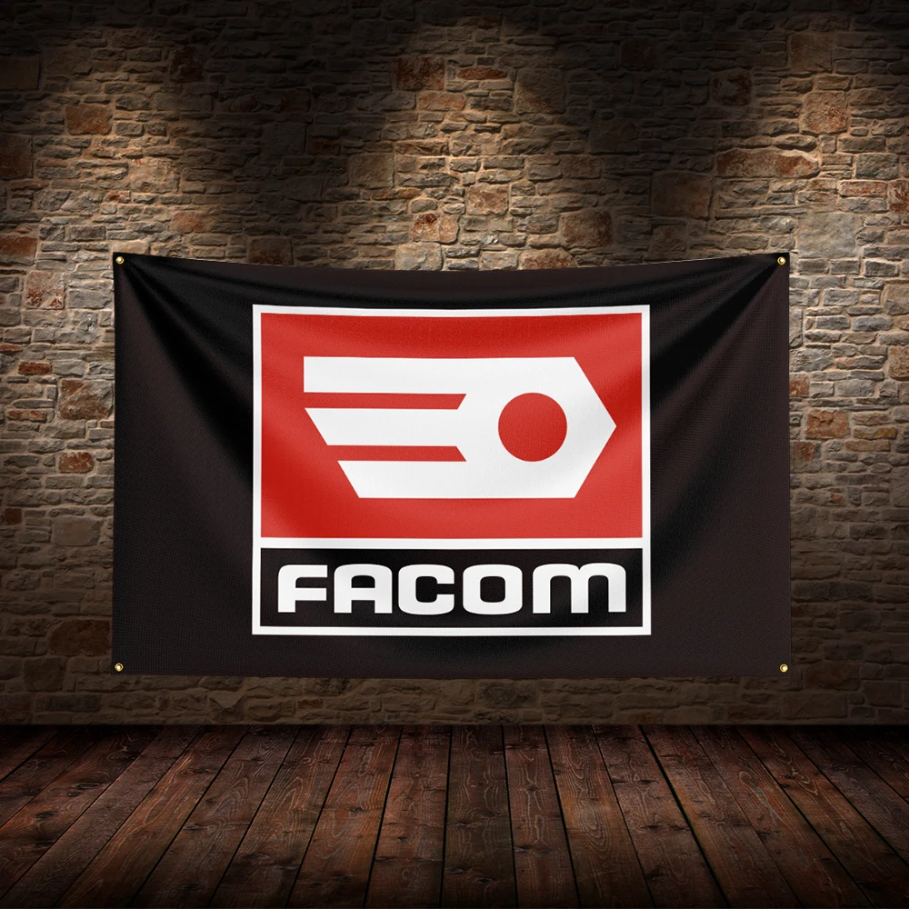 3x5 Ft F-Facoms  Flag Polyester Printed Car Flags for Room Garage Decor