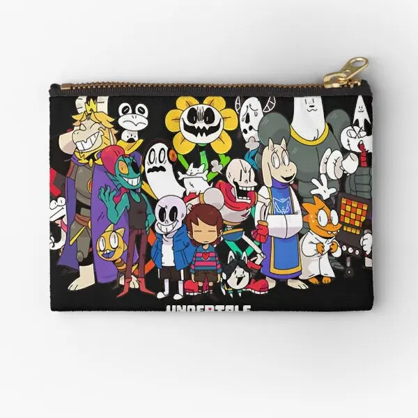 

Undertale All Characters Zipper Pouches Storage Panties Men Key Socks Women Wallet Packaging Small Money Bag Cosmetic Pure