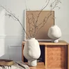 Hammer Pattern Ceramic Vase Creative Porcelain Flower Pots Desk Decoration Flower Arrangement Floral Vases Room Aesthetic Decor 4