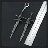 14cm World of Warcraft  Lich King Frostmourne Various Alloy Sword Game Keychain Weapon Katana Model Replica Gift Toy for Kids 4