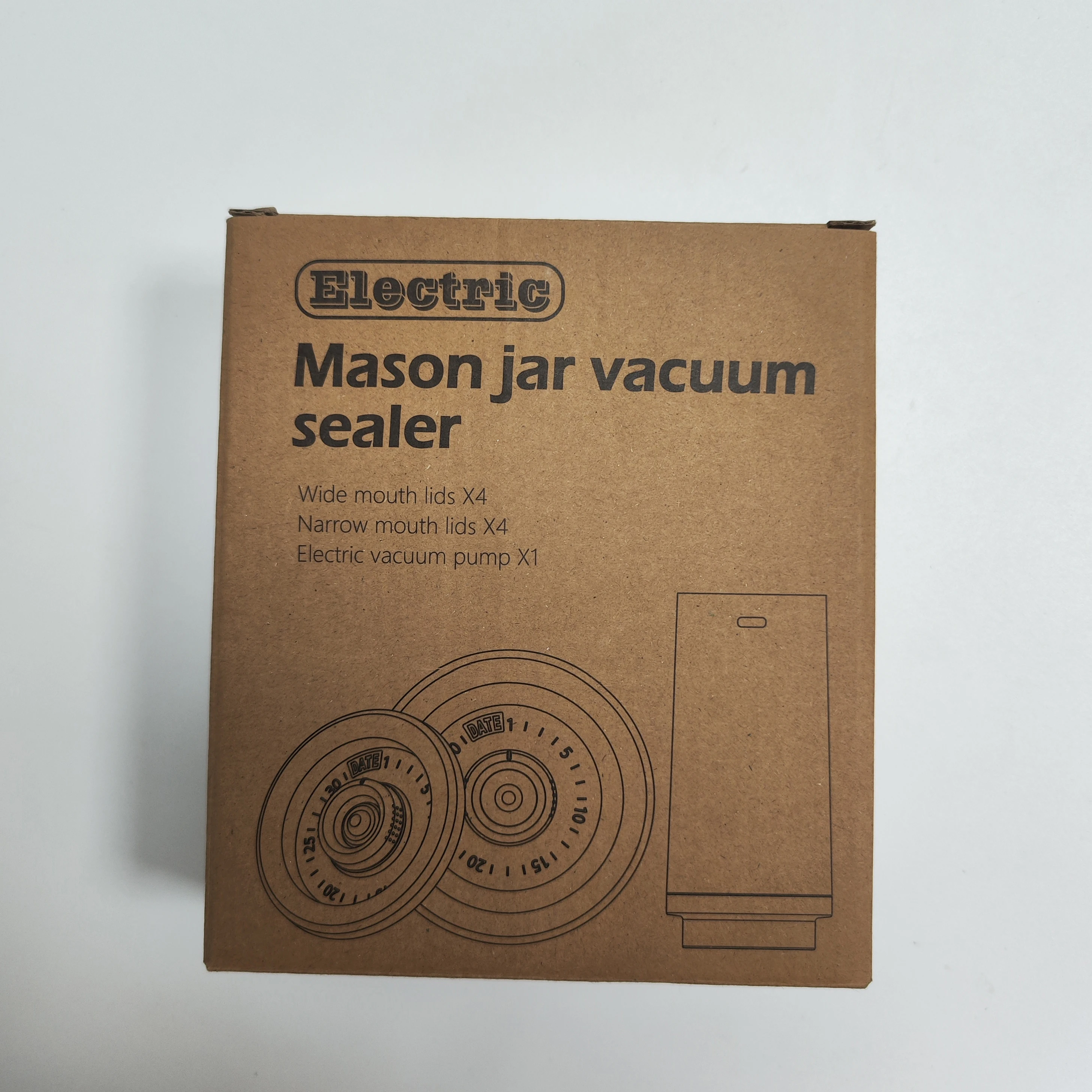 Electric Mason Jar Vacuum Sealer Vacuum Sealer Electric Canning Jar Regular and Wide Mouth Mason Jars Lids
