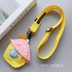 Adjustable Outdoor Universal Phone Lanyard with Crossbody Strap and Coin Purse - Polyester / Nylon (Yellow / Gold)