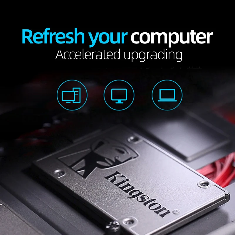 Kingston SSD SATA A400 SATA3 2.5 ġ  ָ Ʈ ̺ ϵ ũ, SSD DIY ̹ ǻ SSD, 1TB