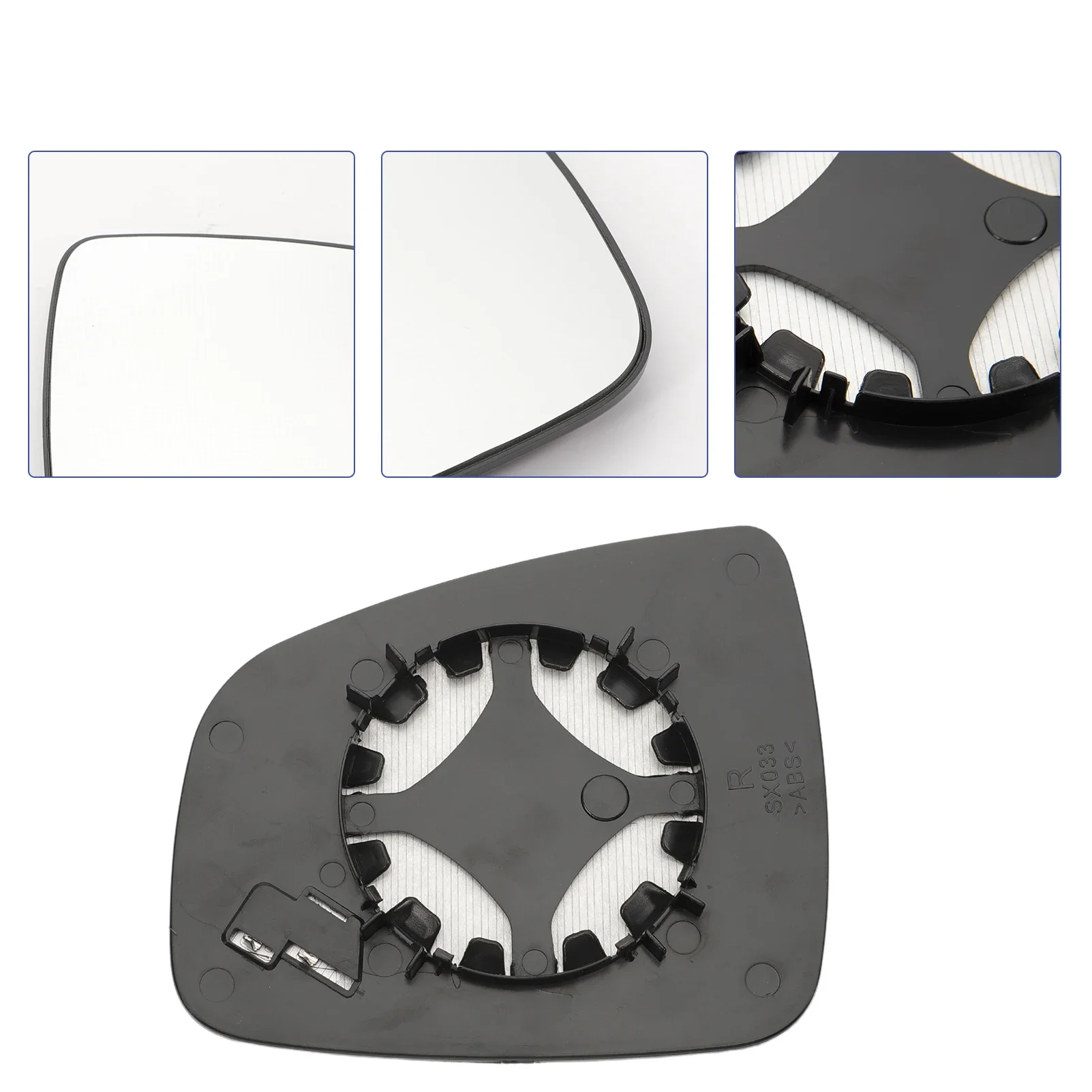 오른쪽/왼쪽 온열 후면 거울 유리 6001549717 963653513 R 르노 Dacia Duster 2014 2015 2016 2017 Logan Sandero 기호