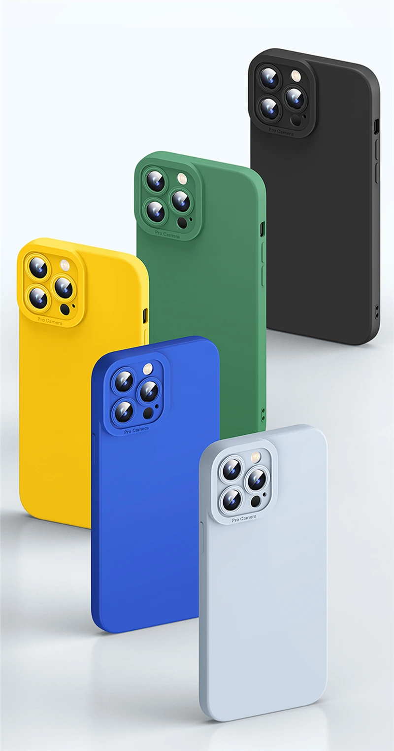 Liquid Silicone Phone Case For Xiaomi Mi And Redmi Models_voghion.com