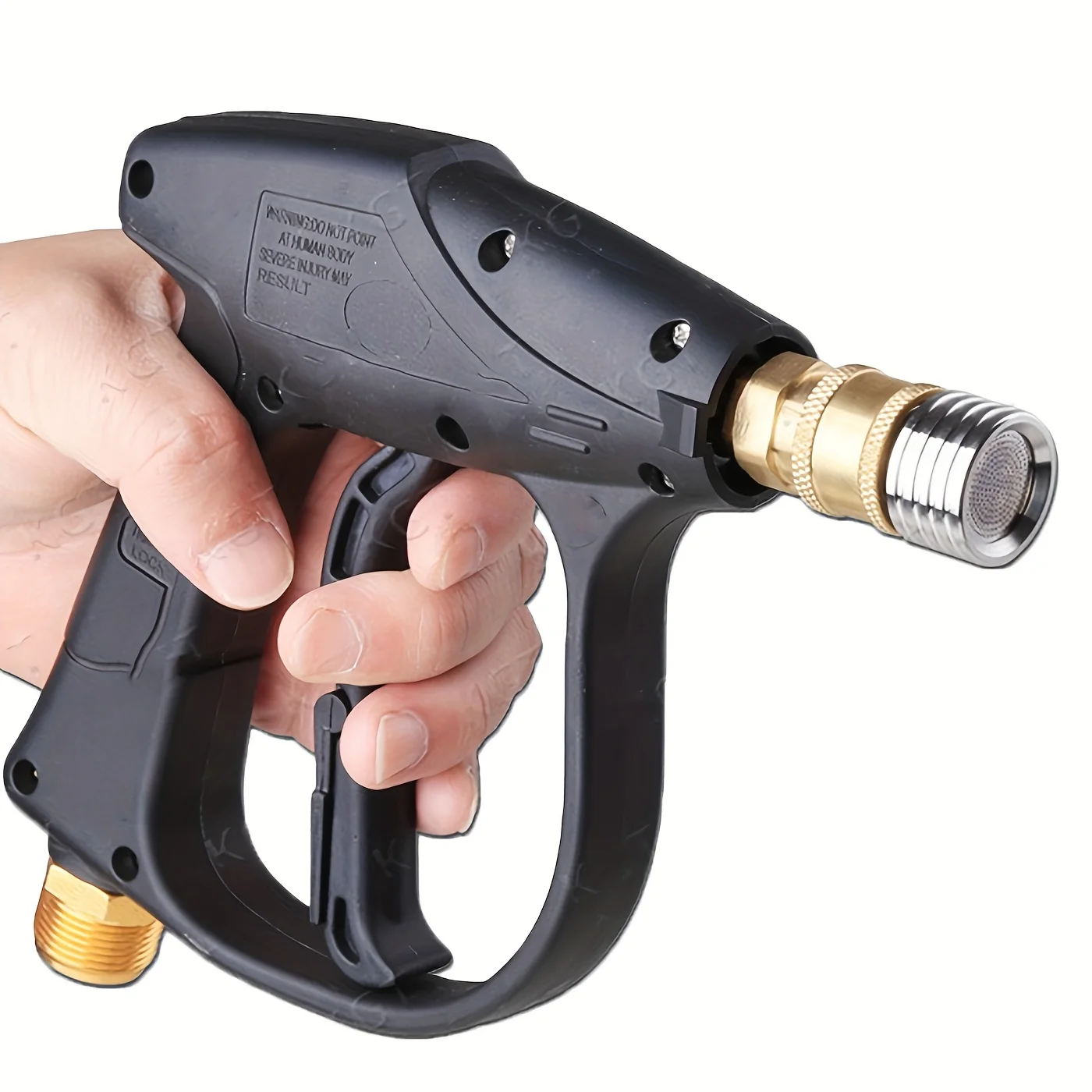 1PC Car Wash Machine High-Pressure Spray Nozzle with Duckbill Adjustable Fan Pattern Water Column, High-Pressure Fan Spray Head,