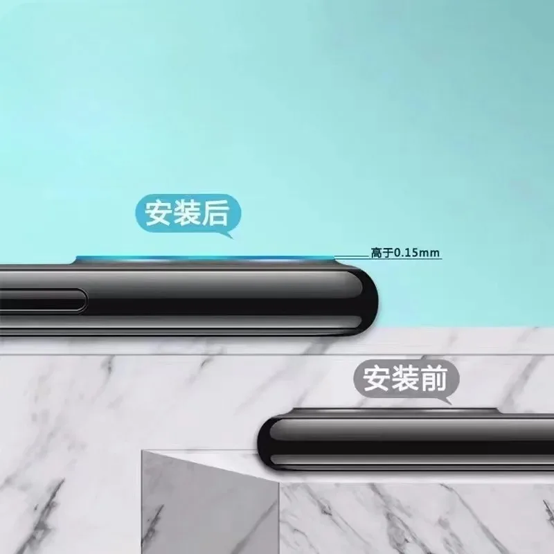 3D Tempered Glass Camera Lens Protector - 9H Strength