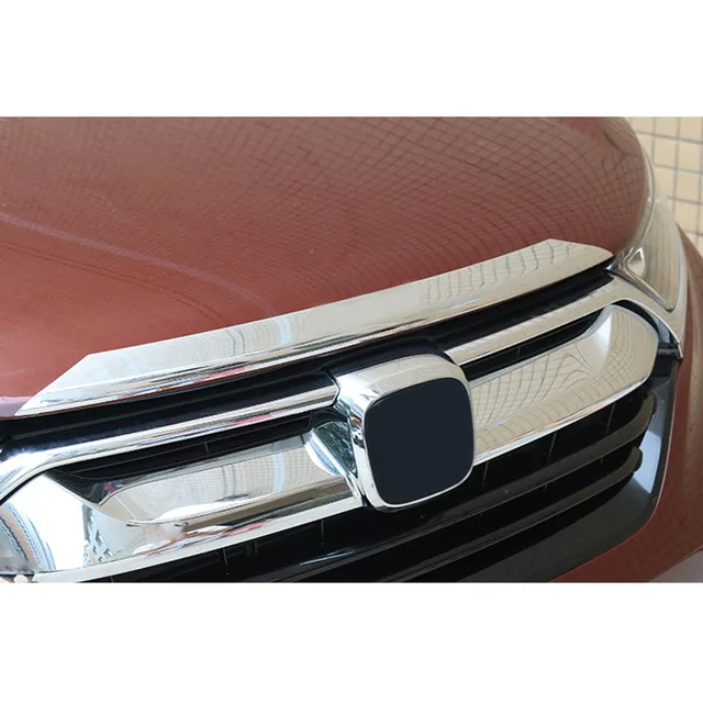 Chrome Grille & Headlight Molding Trim Set For 2017-2019 Honda CR-V - Pair, Easy Install