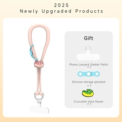 High - Speed 240W Charger Cable with Leather Keychain and Phone Charms - Portable Type - C to C Travel Accessory (Non - Charging Lanyard)