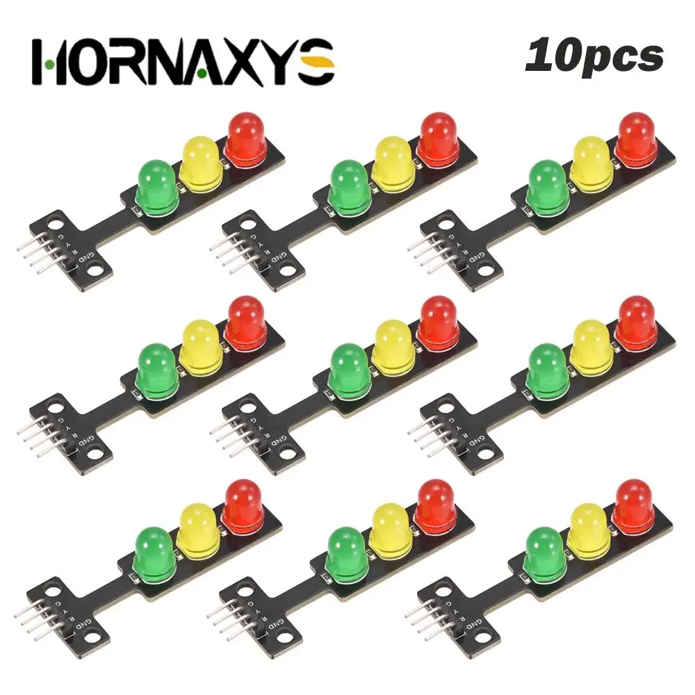 5-10pcs-Mini-5V-Traffic-Light-LED-Display-Module-for-Arduino-Red-Yellow ...