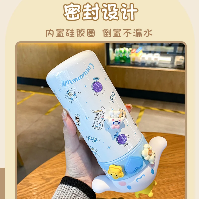 Kawaii Sanrio Portable 350ml Thermos Cinnamoroll Kuromi Insulated Wate –  Logan's Toy Chest