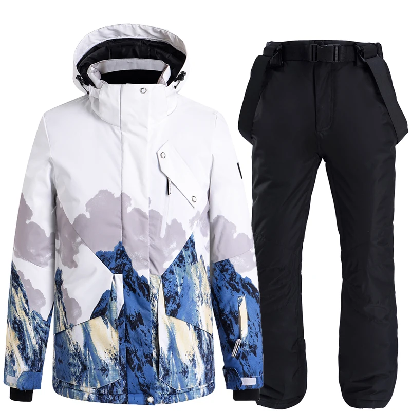 Ski Wear Men and Women Snow Wear Suit Sets, Snowboarding Suit, Perfect Moment Ski Clothes, Ski Jacket and Pant, Snowboarding Suit, Unsex
