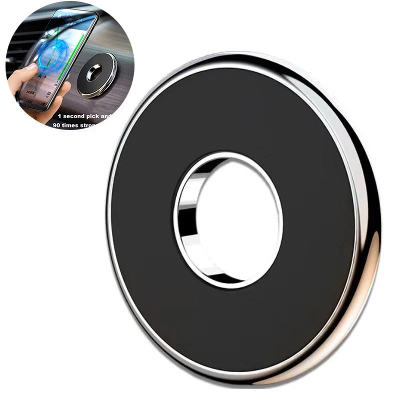 Magnetic Car Phone Holder Stand Round Magnet Mount Bracket