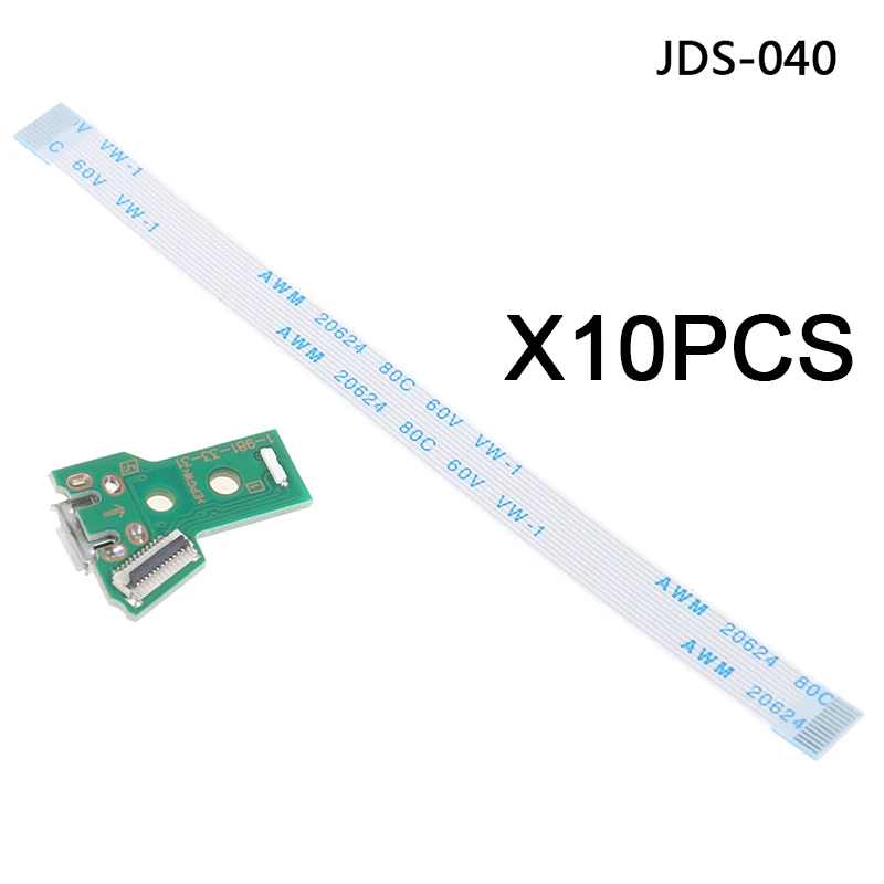 10-Pack USB Charging Port Socket Circuit Board