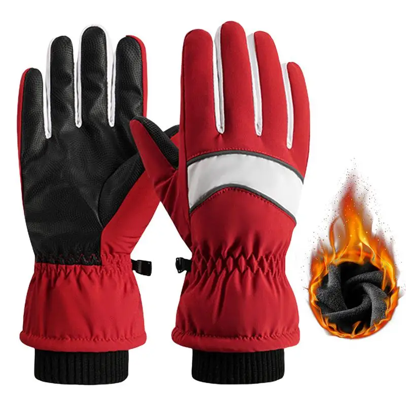 

Winter Cycling Gloves Thickened Flexible Non-Slip Waterproof Outdoor Gloves Adjustable Wear-Resistant Winter Supplies For
