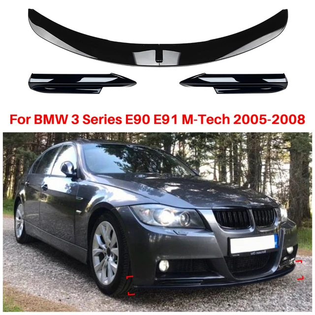 Car Front Bumper Lip Splitter Body Kits For BMW 3 Series E90 E91 M-Tech Sedan  4 Door 320i 330i 2005 2006 2007 2008 Tuning - AliExpress