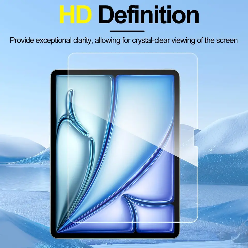 iPad Air 11 インチ 2024 強化ガラススクリーンプロテクター空気第 6