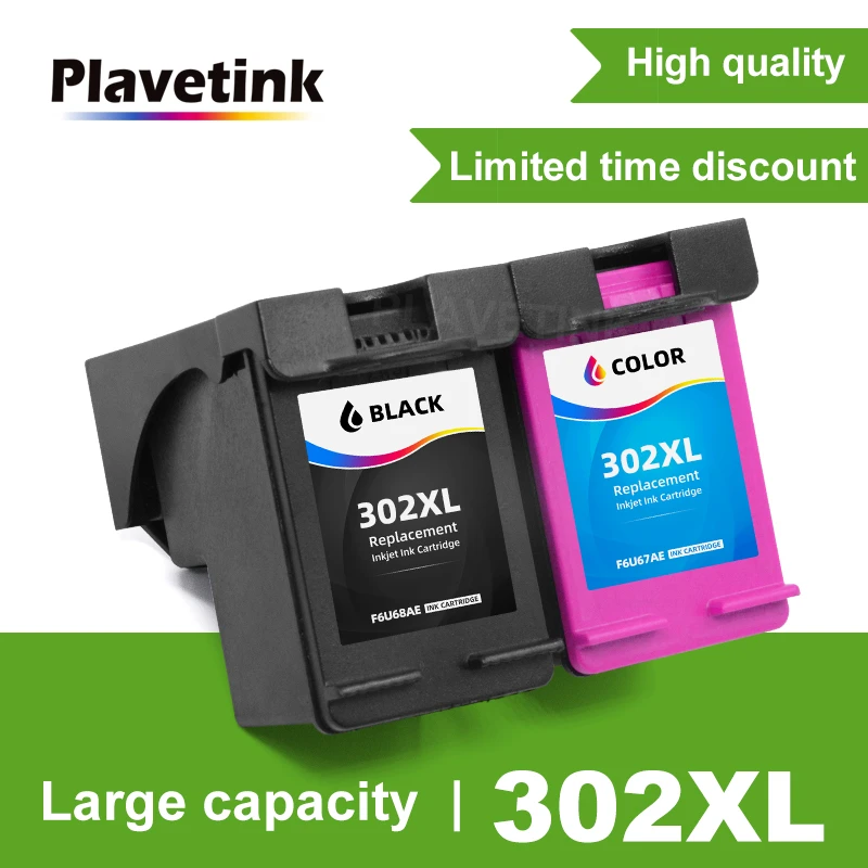 Plavetink Voor Hp 301 301XL Remanufatured Compatibele Inkt Cartridges  Vervanging Met Deskjet 1050 2000 2050 2510 3000 Printer| | - AliExpress