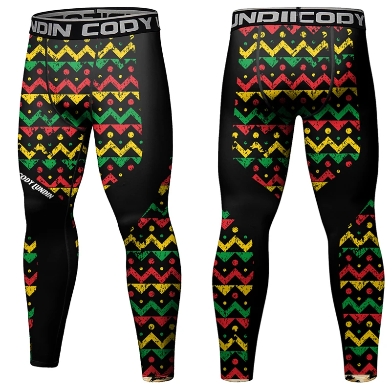 Men Running Leggings Sportswear Quick Dry Gym Fitness Tights Workout Training Jogging Sports Trousers Compression Sport Pants