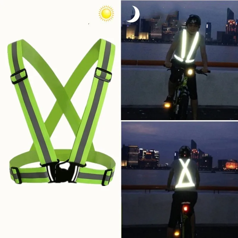 Traffic Safety Reflective Vest Adjustable Aprons Kitchen Cooking