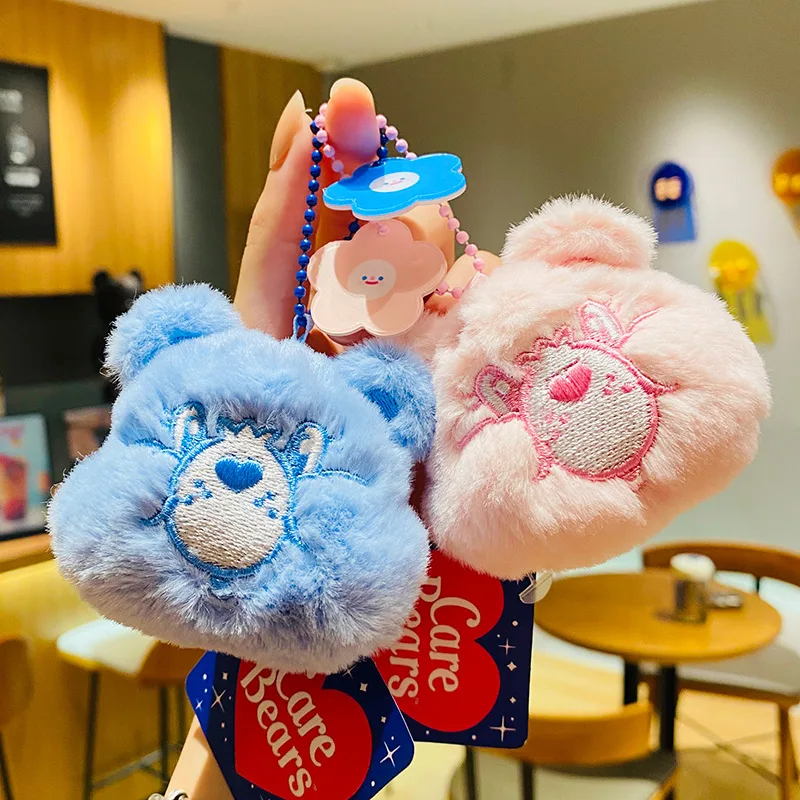 

Kawaii Carebears аниме хобби Радуга Медведь фотоподвеска женская школьная сумка Подвеска Автомобильный ключ подарок на день рождения
