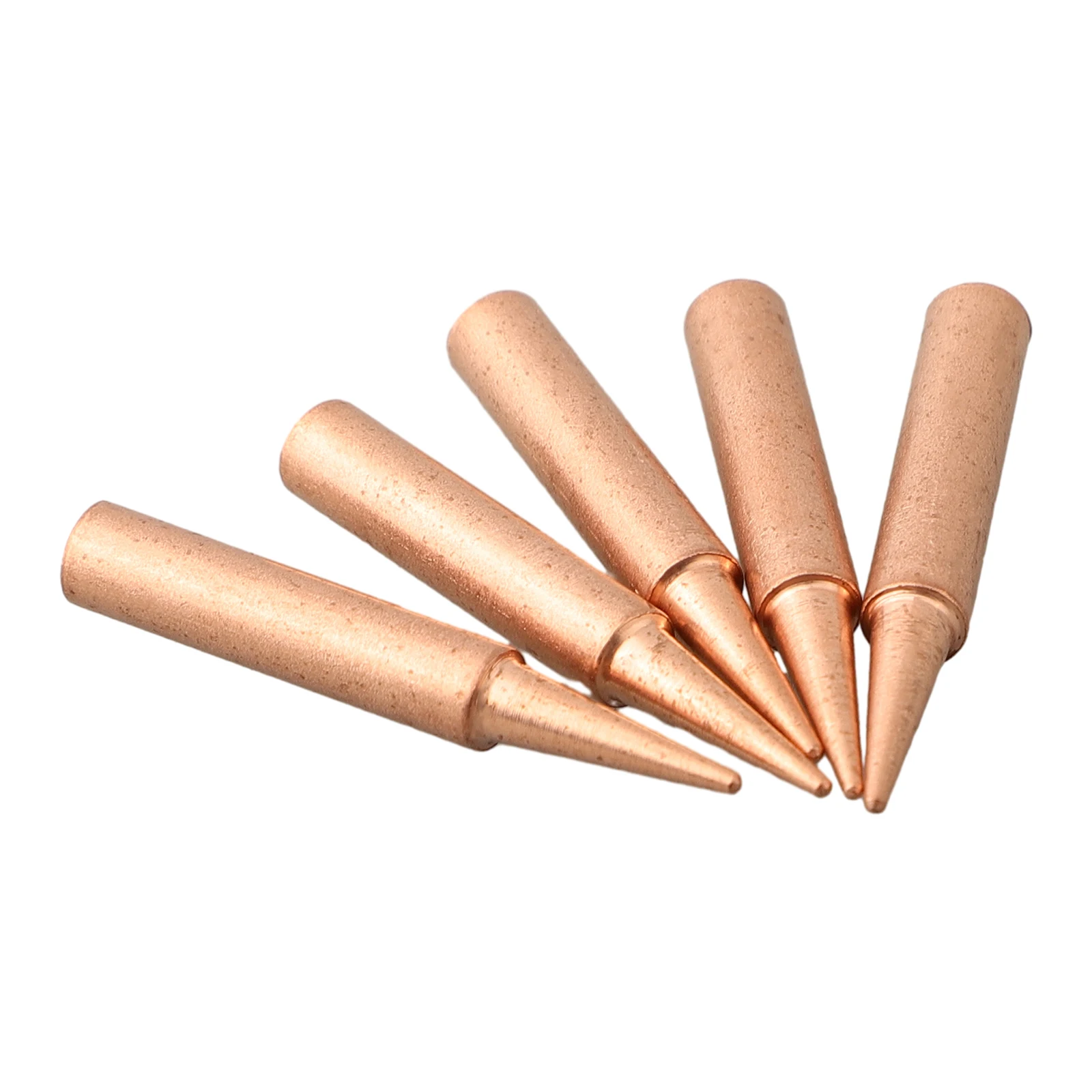 Copper Soldering Iron Tip 5PCS I/B/K/2.4D/3C 900M-T Welding Tip Head Tools Inside Hot Bare Copper Electric Soldering Iron Tools soldering iron tips