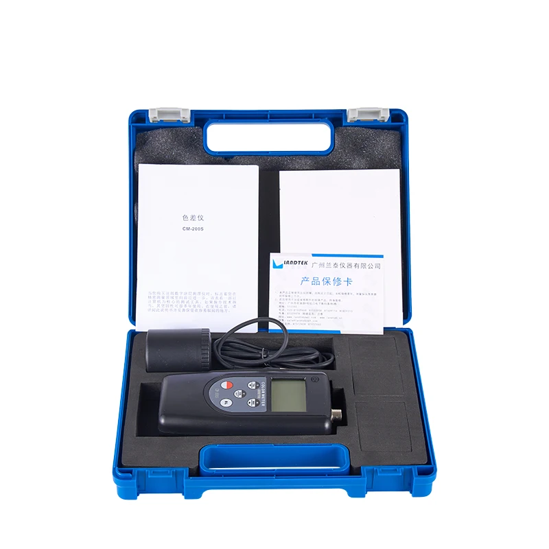 Color Meter CM-200S Textile, Paper, Leather, Spray Material Color Tester Δ(L*,a*,b*),Δ(E*ab,C*ab,H*ab) 6