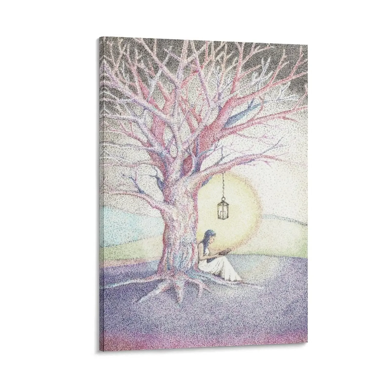 

Reading by Lamplight Canvas Painting wall decoration paintings office decoration