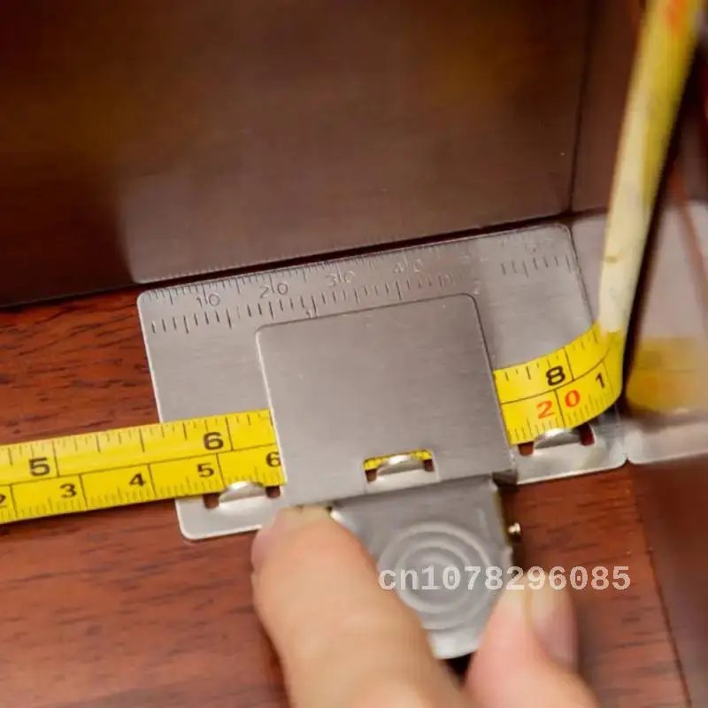 

Stainless Steel Measuring Tape Clip, Conveniently Ruler, Woodworking Precfreedom Locates Tool, Decoration Accessories