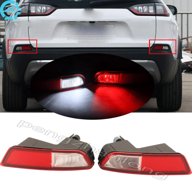 LED Fog Light Driving Lamp For 2019-2020 Jeep Cherokee - Left Or Right Side, 6000K White, DOT/SAE 6 thumbnail image