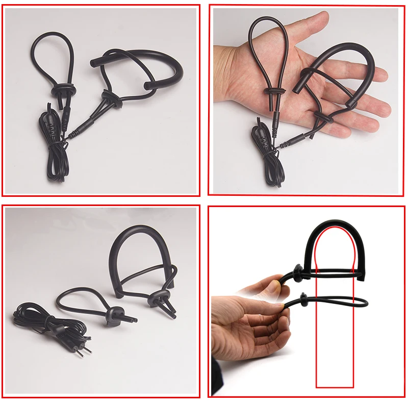 Bdsm Electrical Shock Cock Cage/Penis Enlargement Ring E-Stim Urethral Plug,Male Masturbation Gay Medical Sex Product Accessory