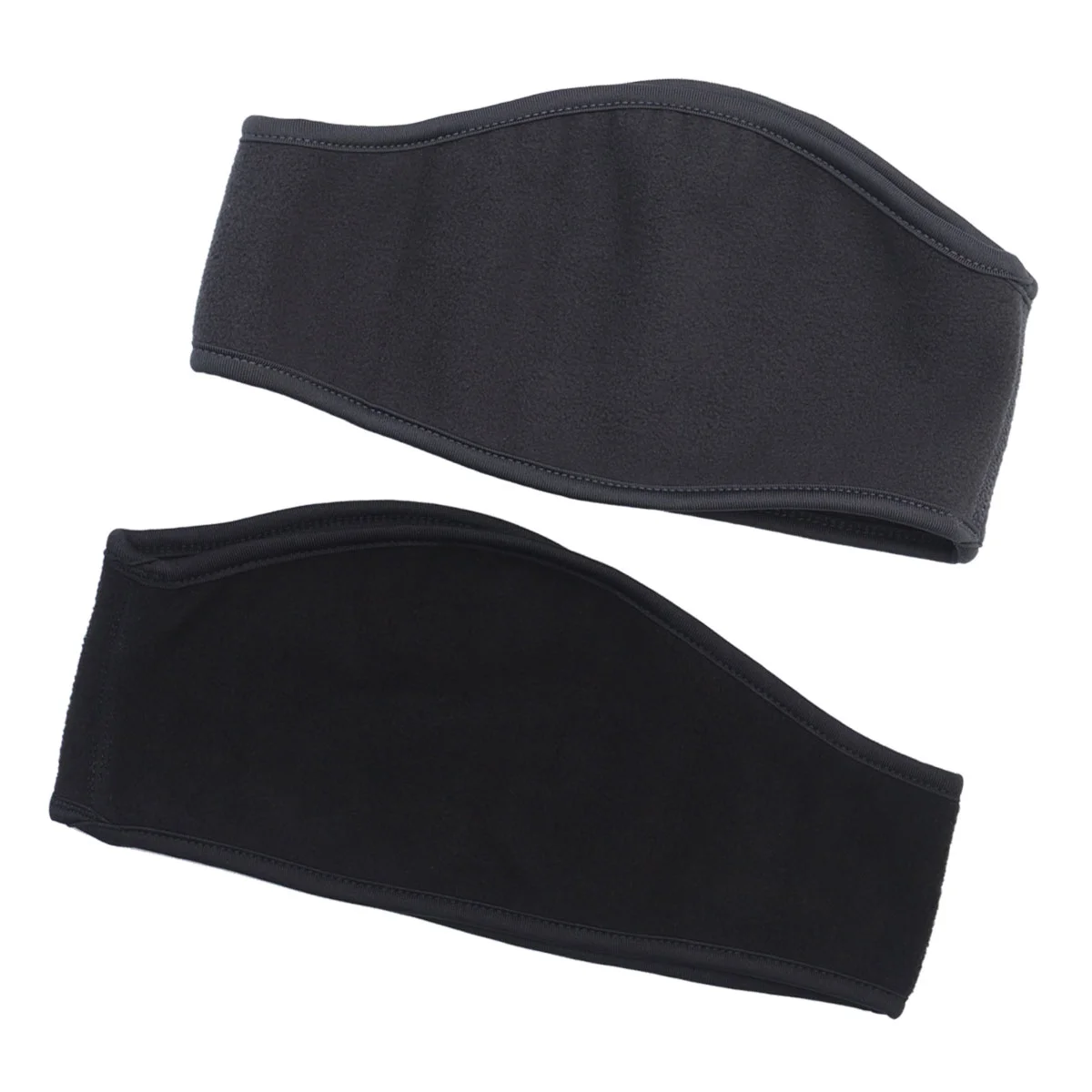 

2 Pcs Sports Headband Fleece Ear Warmer Wrap Windproof Elastic Ear Cover Sweatband for Cycling Running Skiing -
