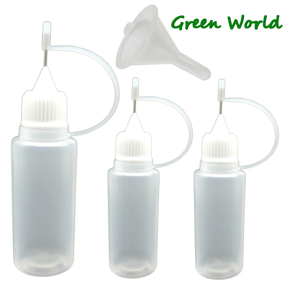 Applicator Bottle Green World Precision Tip with Funnel