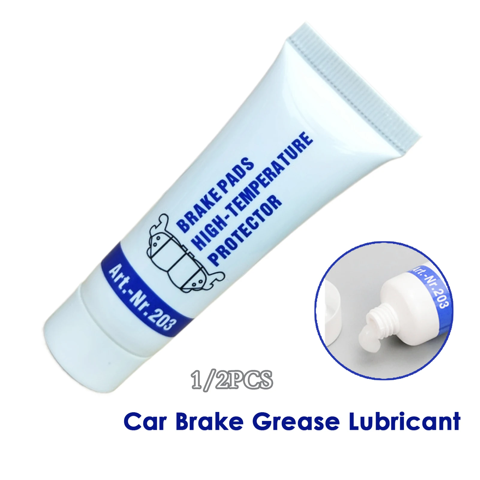 Brake Pads Grease Brake Grease Lubricant Fluids 15g Wide Temperature Range Automotive Assembly Lubricants Stable