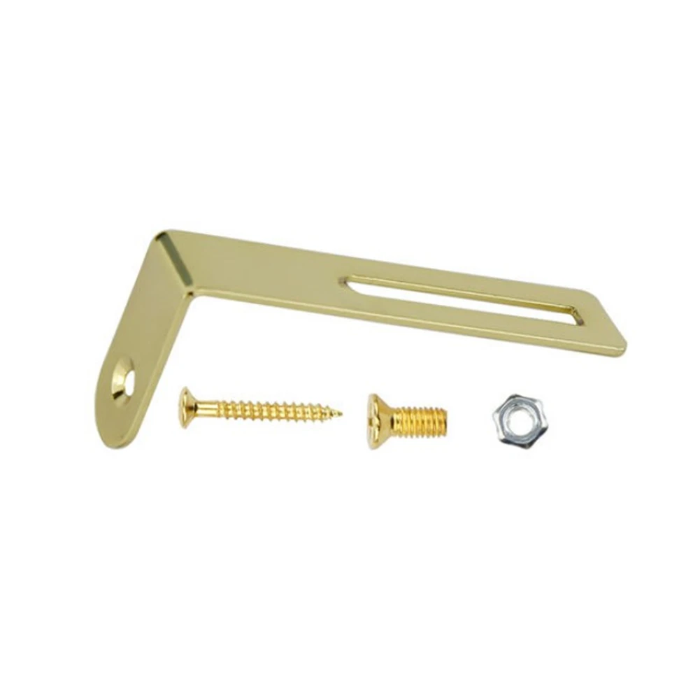 Electric Guitar Pickguard Bracket Support With Screws Accessories For Les Paul Metal  63*26.5mm Guitar Parts Accessories