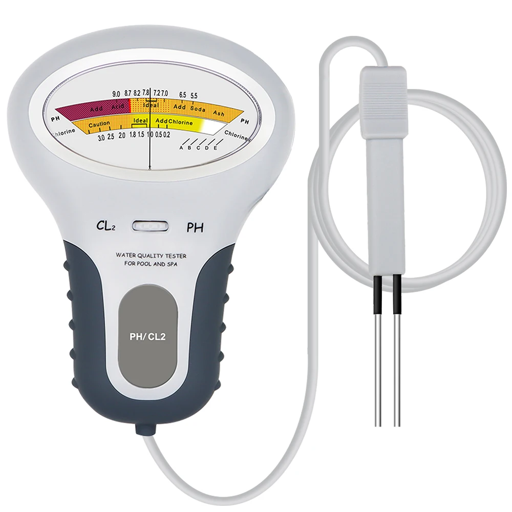 2 in 1 PH Chlorine Meter Tester PC-101 PH Tester Chlorine Water Quality Testing Device CL2 Measuring For Pool Aquarium 4
